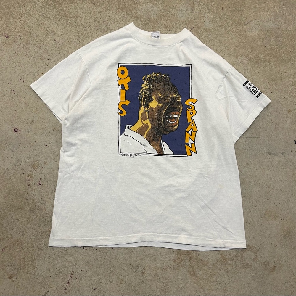 VTG 1995 Fruit Of The Loom Otis Spann Blues Single Stitch T-shirt Men’s XL USA